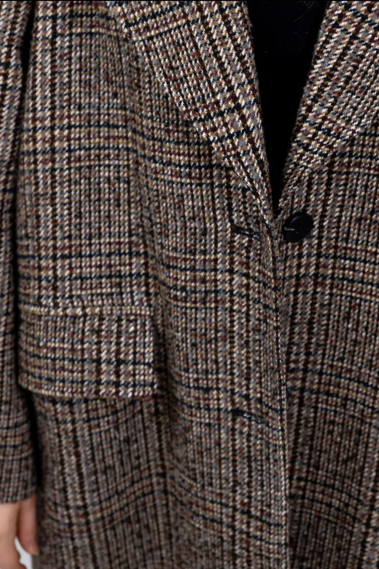 Manteau à carreaux - Léonie