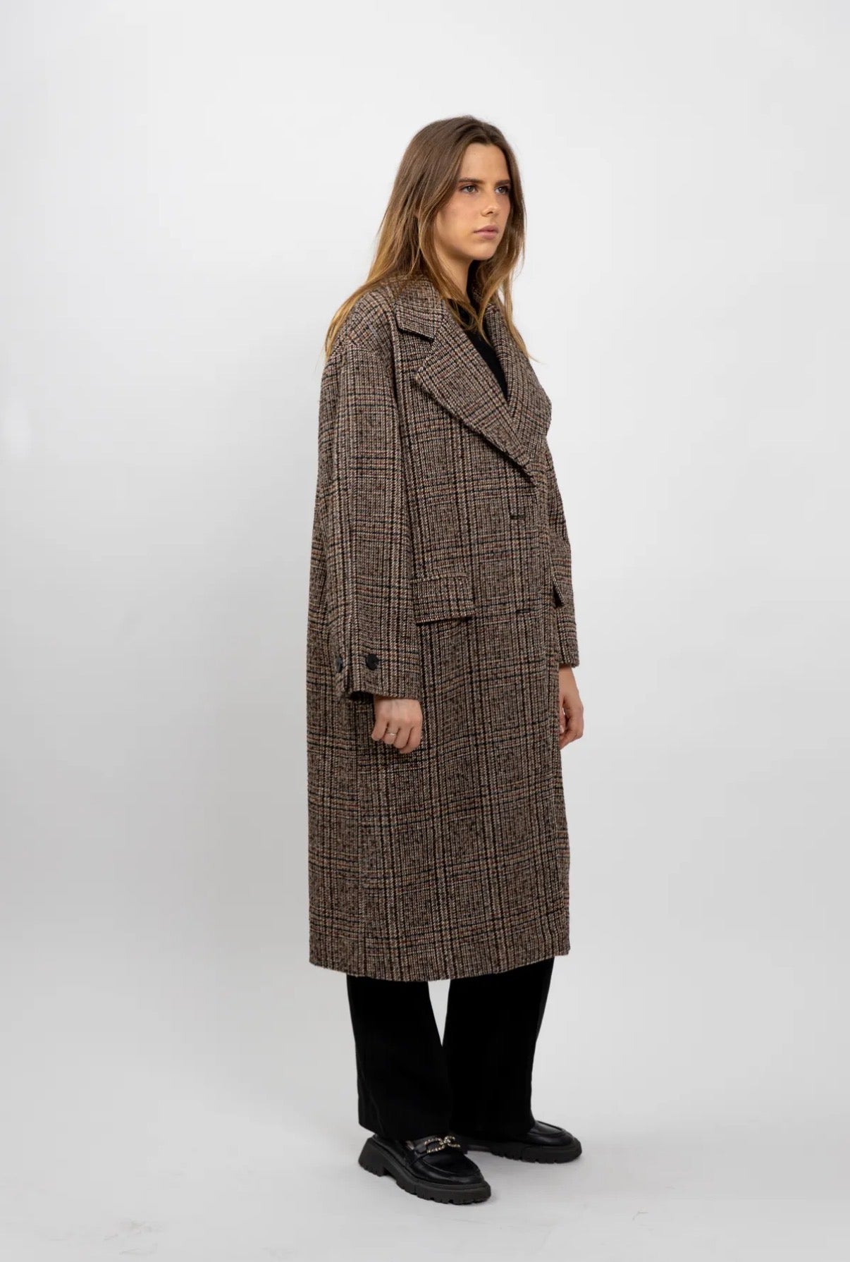 Manteau à carreaux - Léonie