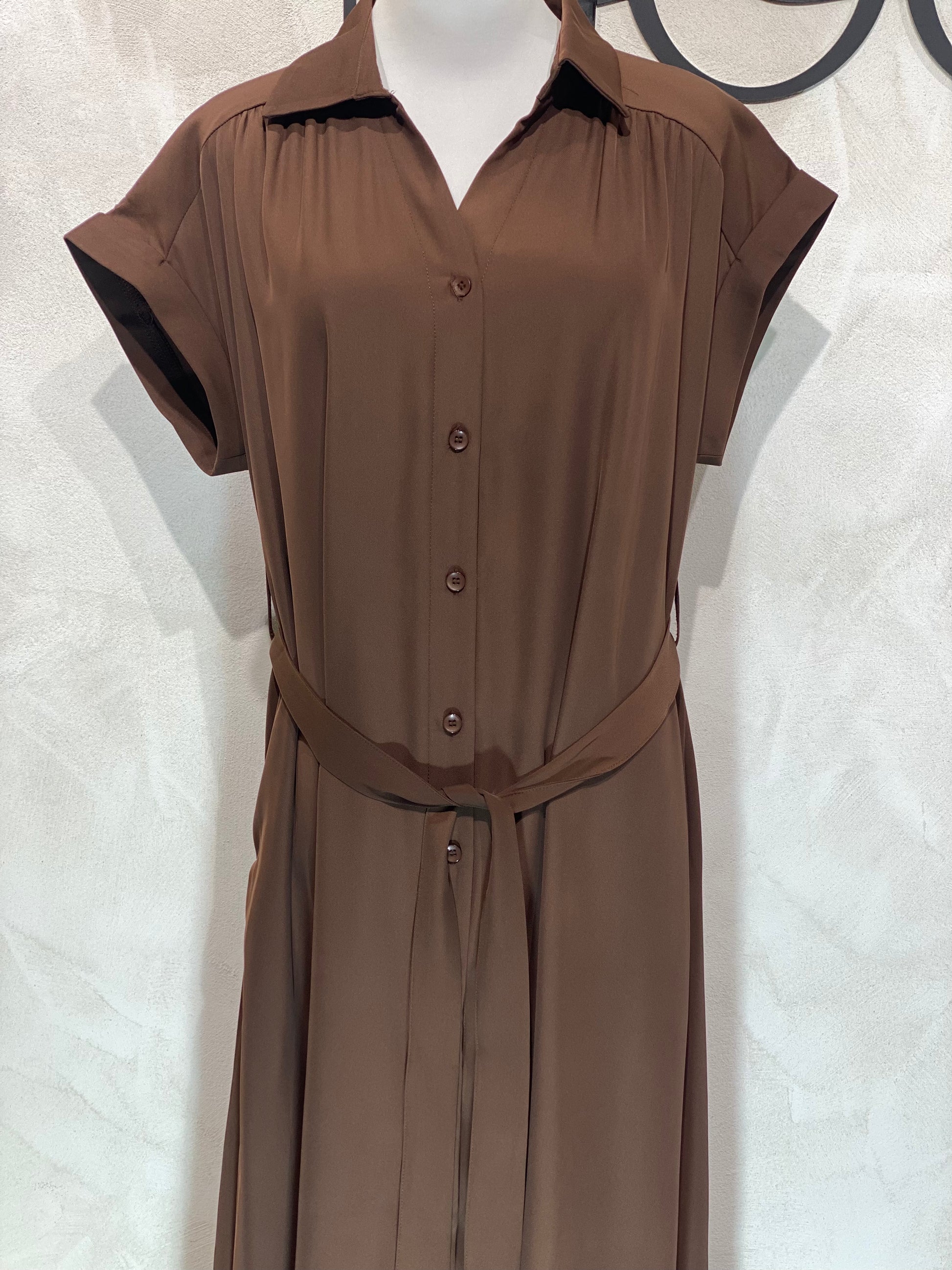 Découvrez cette robe manches courtes brun foncé, alliant qualité supérieure et style tendance. Ses boutons collets ajoutent une touche d’élégance discrète, idéale pour une silhouette moderne et raffinée. Parfaite pour toutes les occasions, elle vous garantit confort et allure assurée. Adoptez-la dès maintenant pour un look à la fois chic et contemporain.